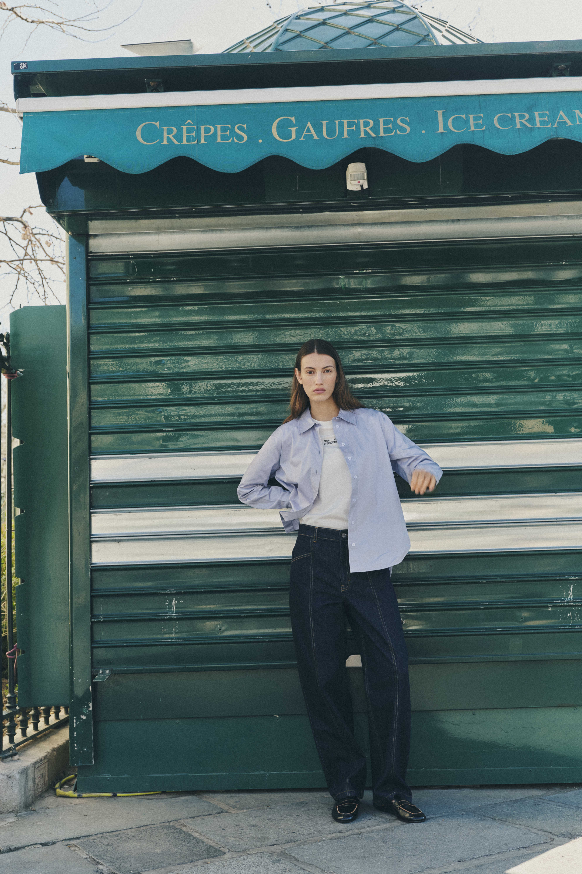 MAXENE skjorta | Brunnera Blue