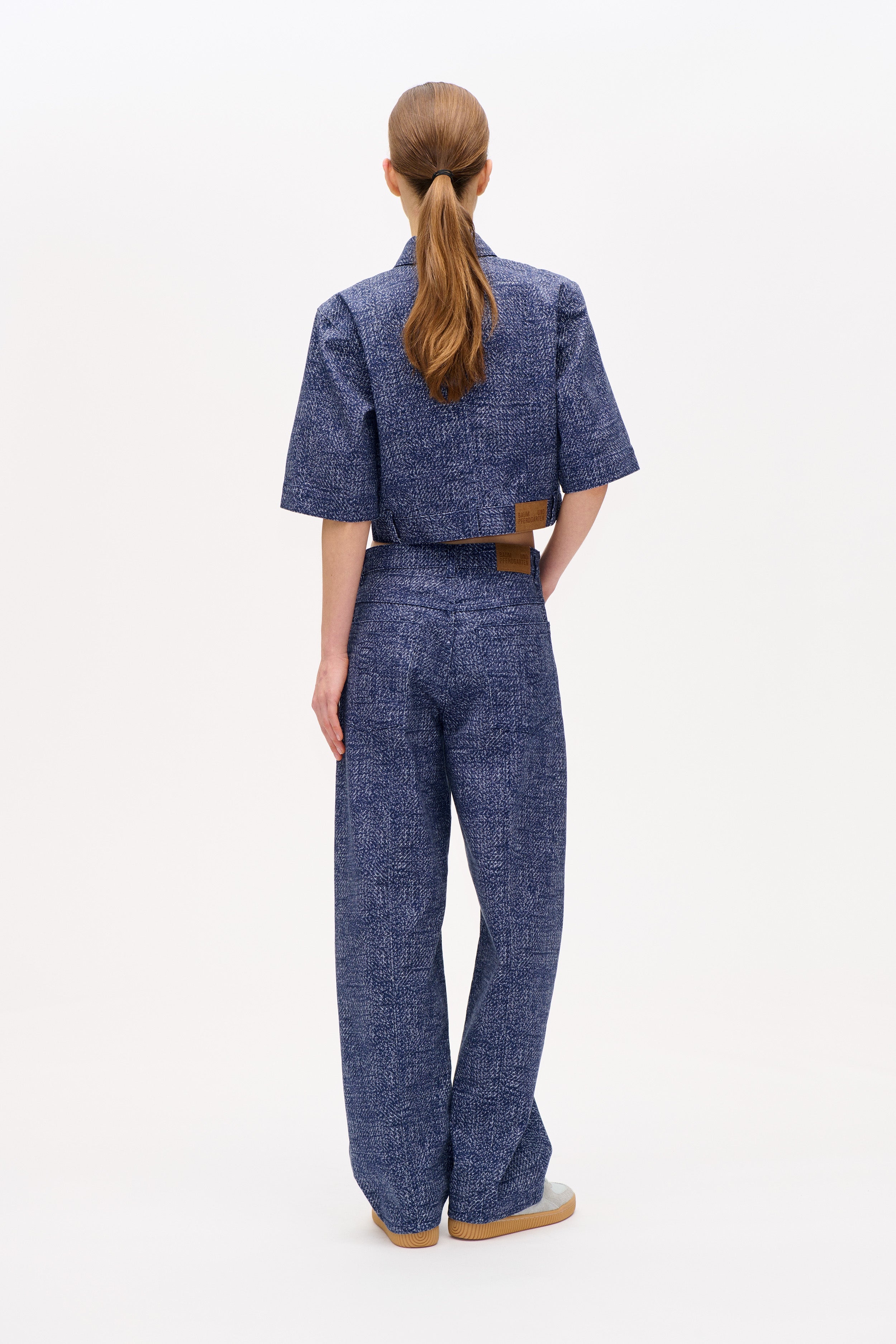 NARA JEANS | Printed Chunky Twill