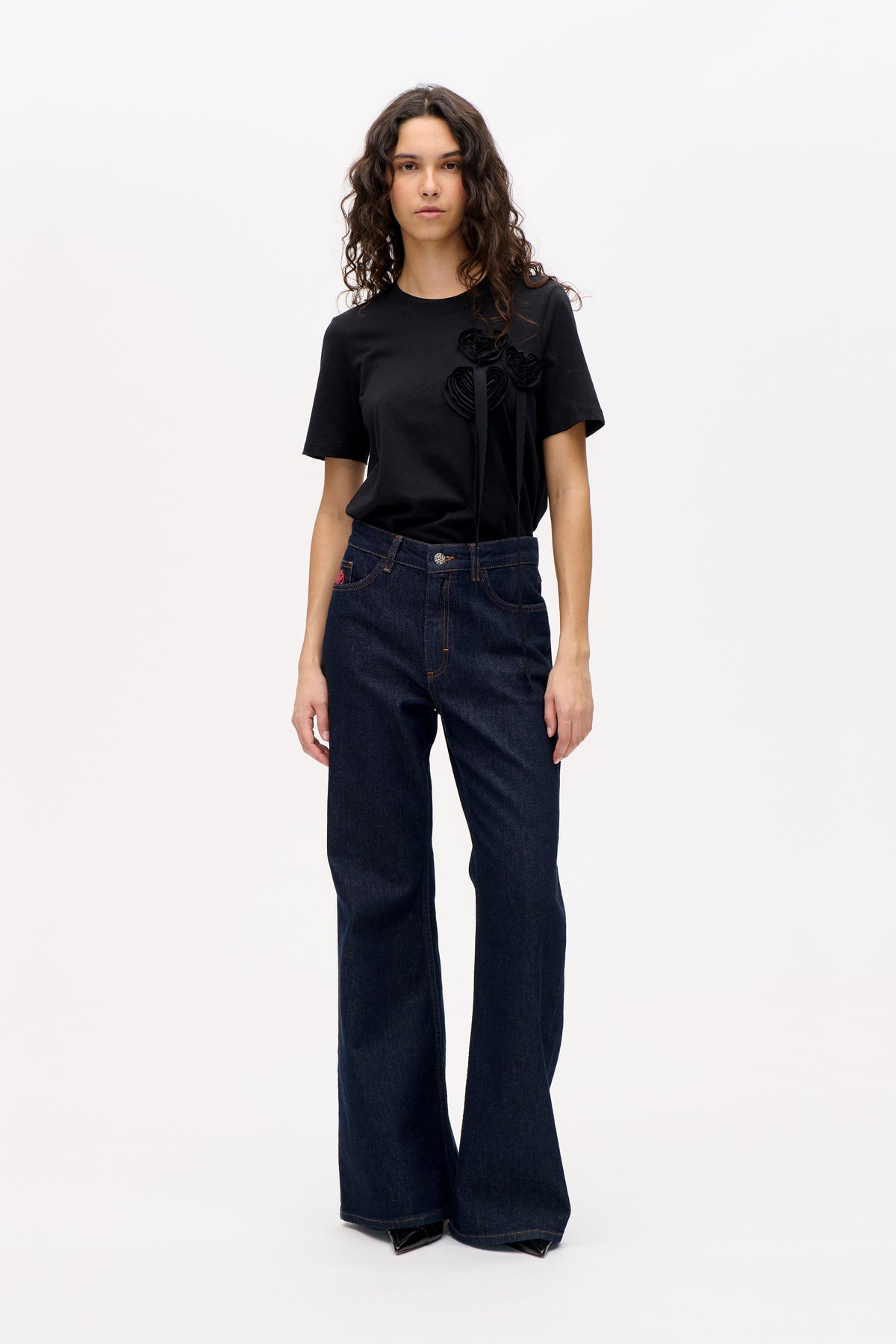 NILEA JEANS | mörk denimtvätt