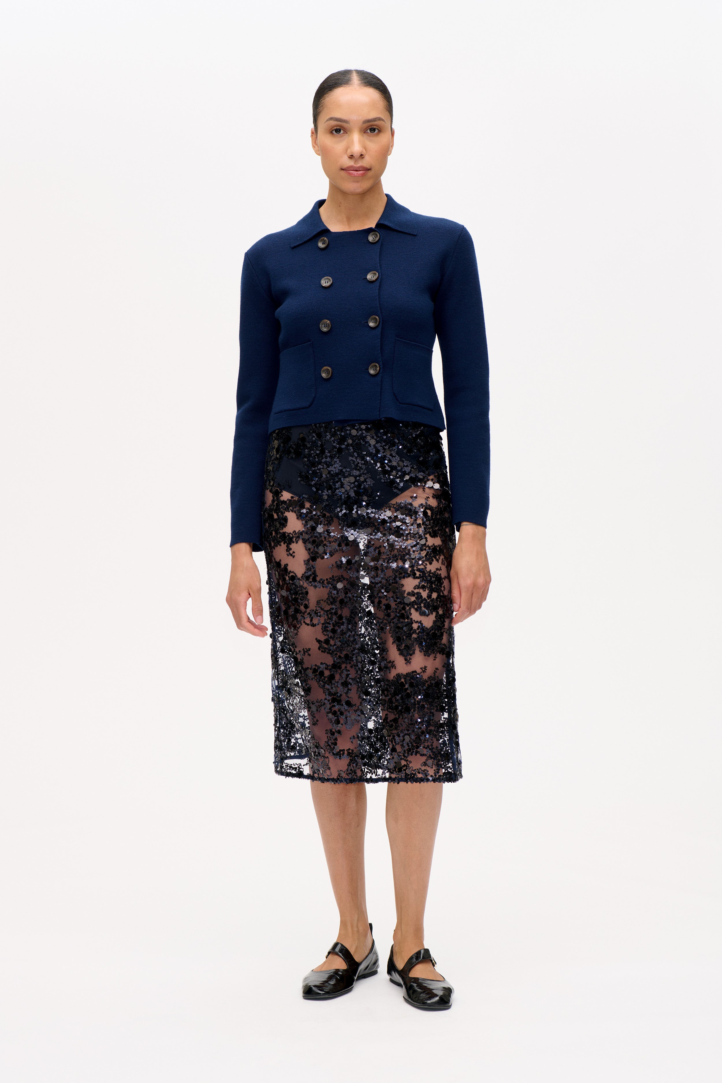 CAROLIN CARDIGAN | Baritone Blue