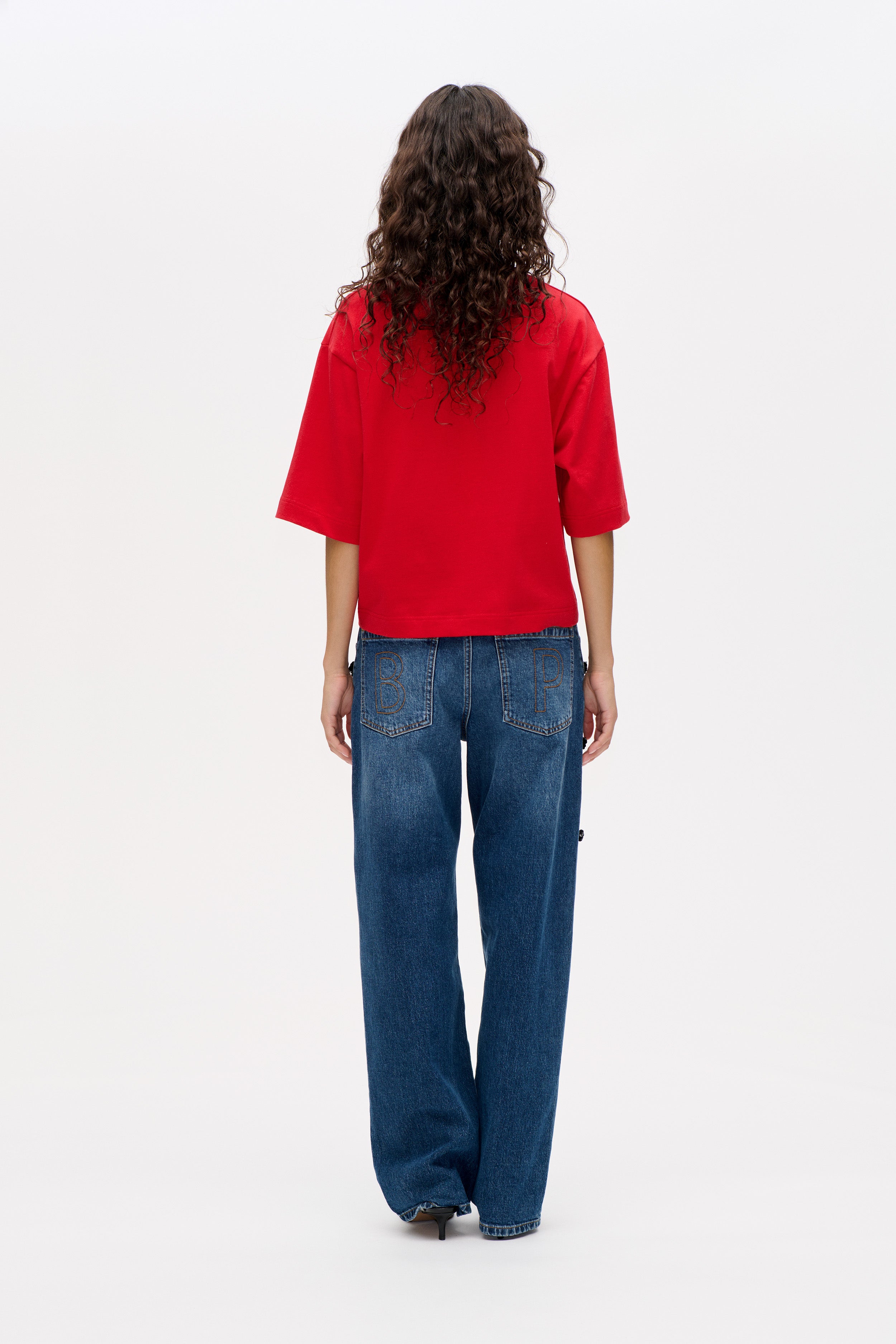 JIANA T-SHIRT | Crimson Red