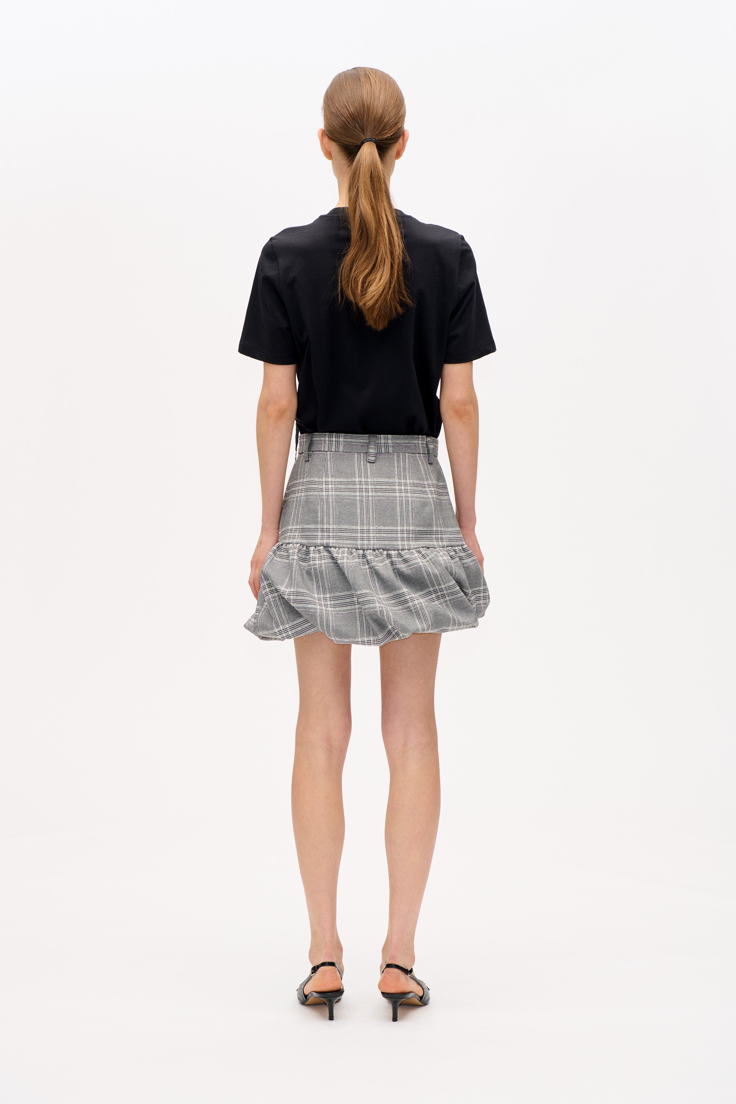 SIKITA SKIRT | Black And White Check