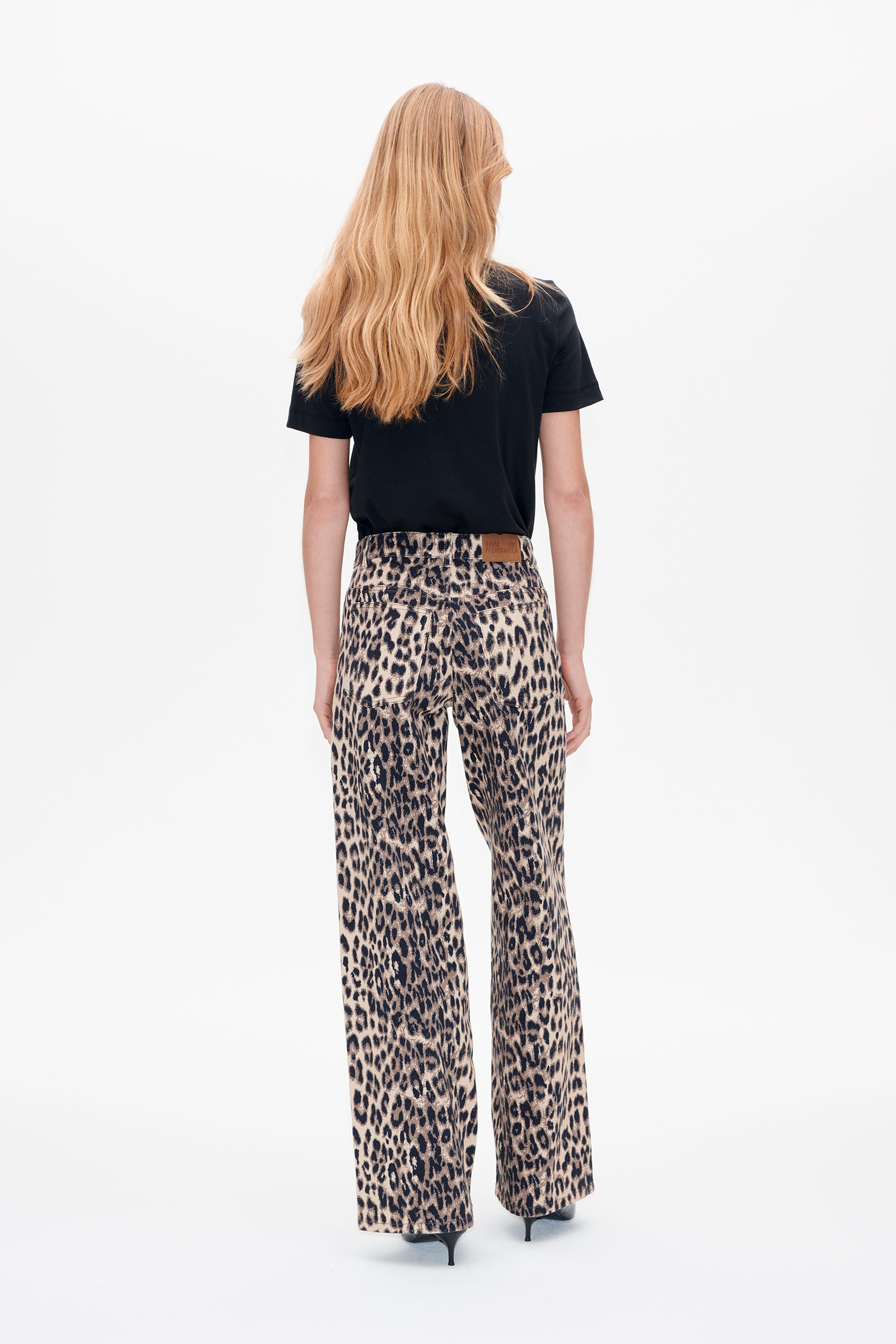 NICETTE JEANS | Brun Baum leopard