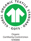 GOTS-certifierad ekologisk bomull, certifierad av Control Union 1016966
